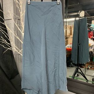 Zara Blue Grey Midi Skirt